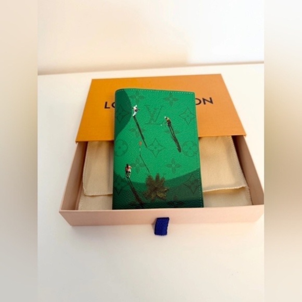 Louis Vuitton Green Passport Cover